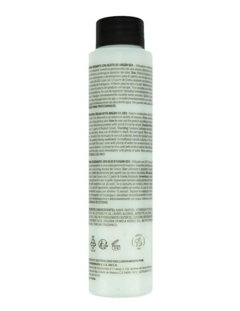 GD3 Peroxido 10 Volumenes 150Ml Crema Hecho en Italia