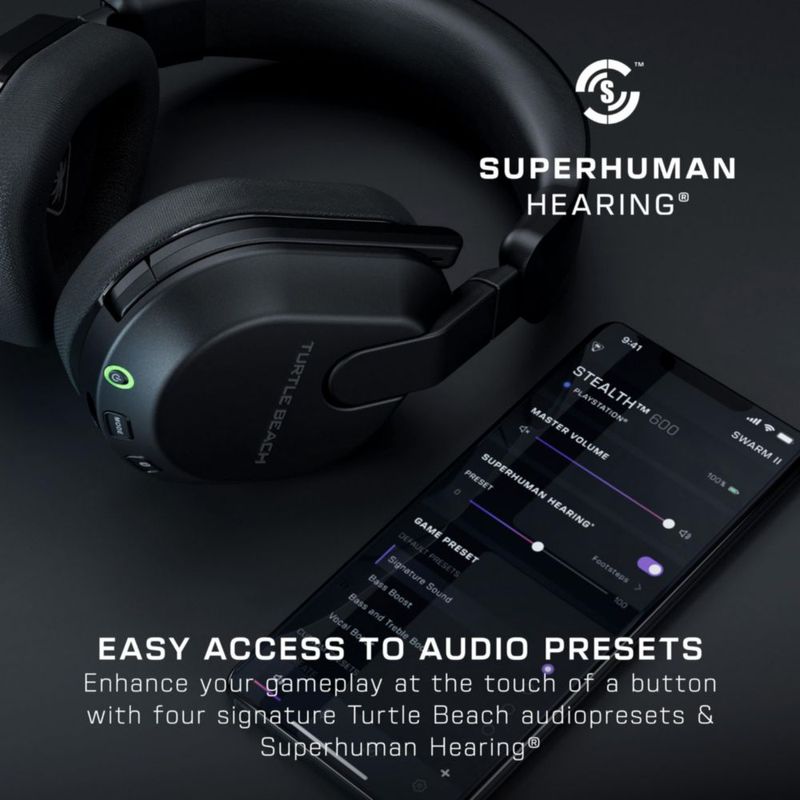 Auriculares para juegos Turtle Beach Stealth 600 Gen 3 inalámbricos negros