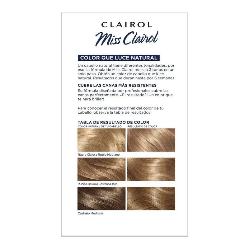Miss Clairol Tinte Permanente 81 Rubio Cenizo 189g