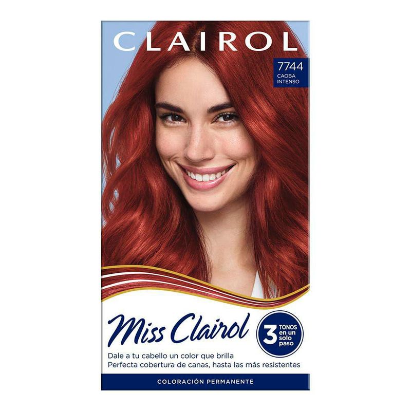 Miss Clairol Tinte Permanente 7744 Caoba Intenso