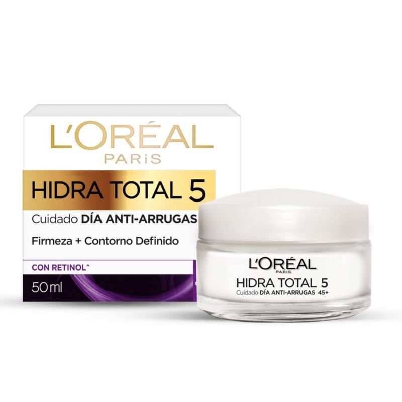 L Oreal Paris Crema Anti Arrugas Hidra Total 5 Con Retinol 50ml