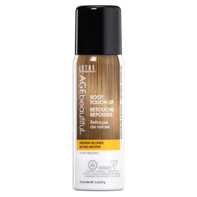Agebeautiful Root Touch Up Temporary Haircolor Spray Medium Blonde 2