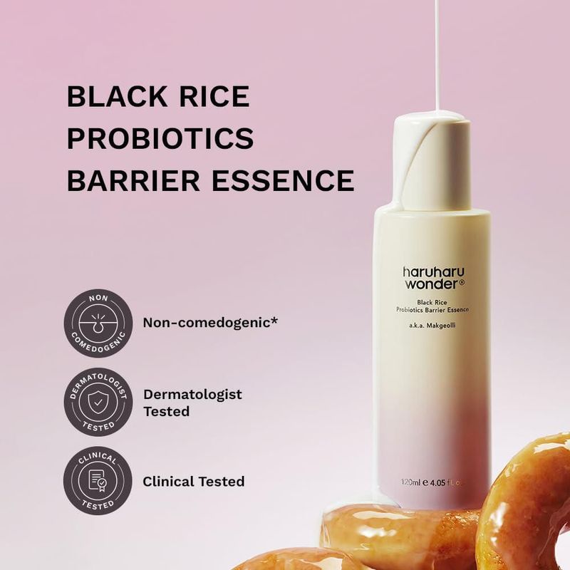 Loción Haruharu Wonder Black Rice Probiotics Barrier Essence 4 05 Fl