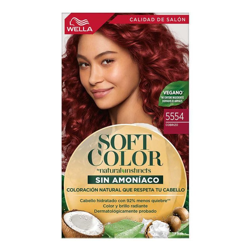Soft Color Tinte Semi Permanente Cobrizo 5554 70ml