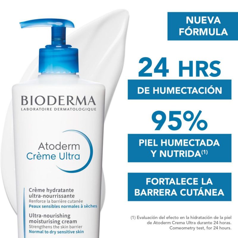 Bioderma Atoderm Crema Nutritiva 500ml Hidratante Piel Normal a Seca