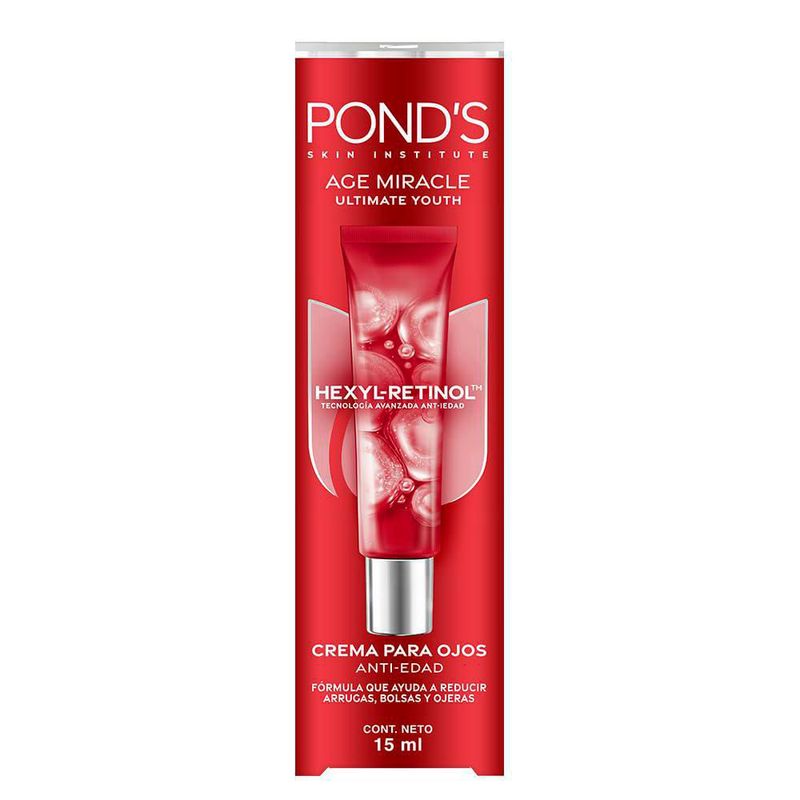 POND S Crema Ojos Age Miracle Ultimate Youth Hexyl Retinol 15 ml