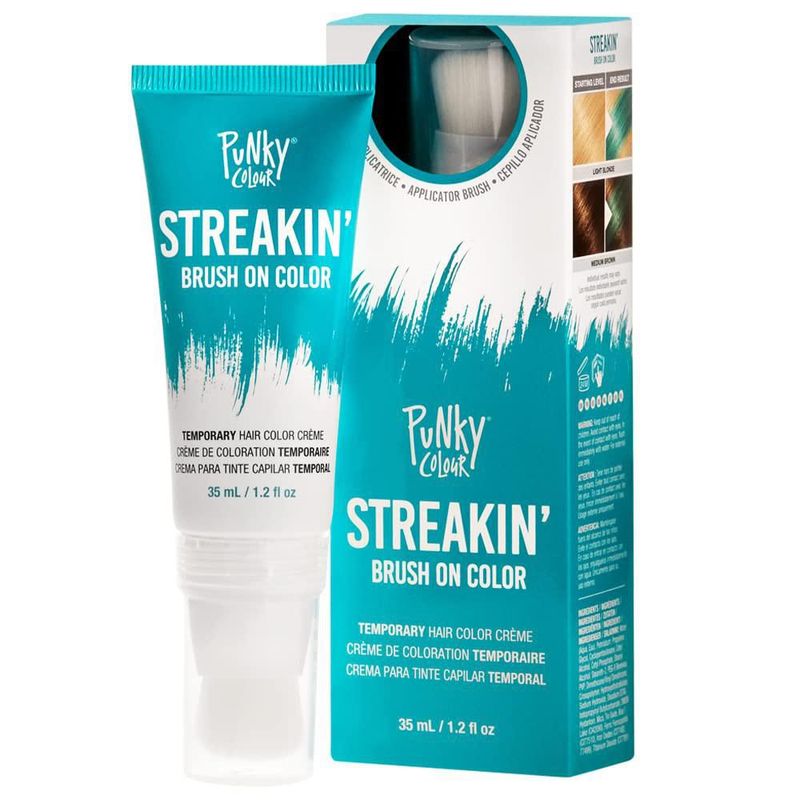 Punky Streakin Brush on Color Verde Azulado 1 2 Fl Oz