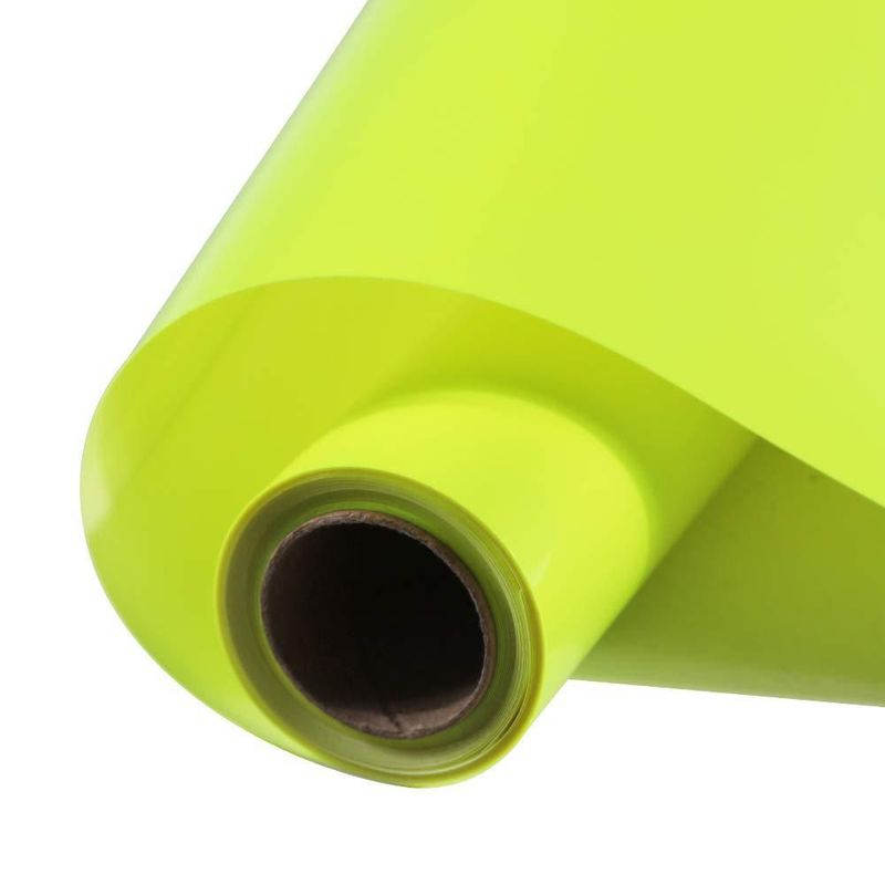 Vinilo HTV FUNKAKA Neón Amarillo 30 cm x 274 m Rollo