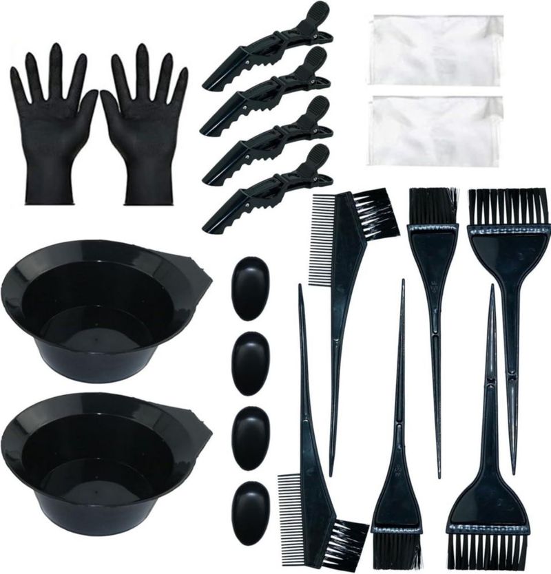 Kit Herramientas de Tinte LONEOURS 20 Piezas para Coloración Cabello