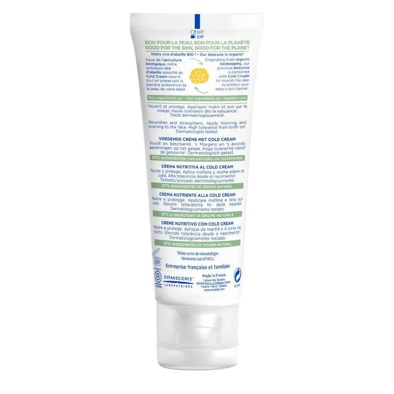 Mustela Crema Facial Nutritiva al Cold Cream para Bebé 40ml