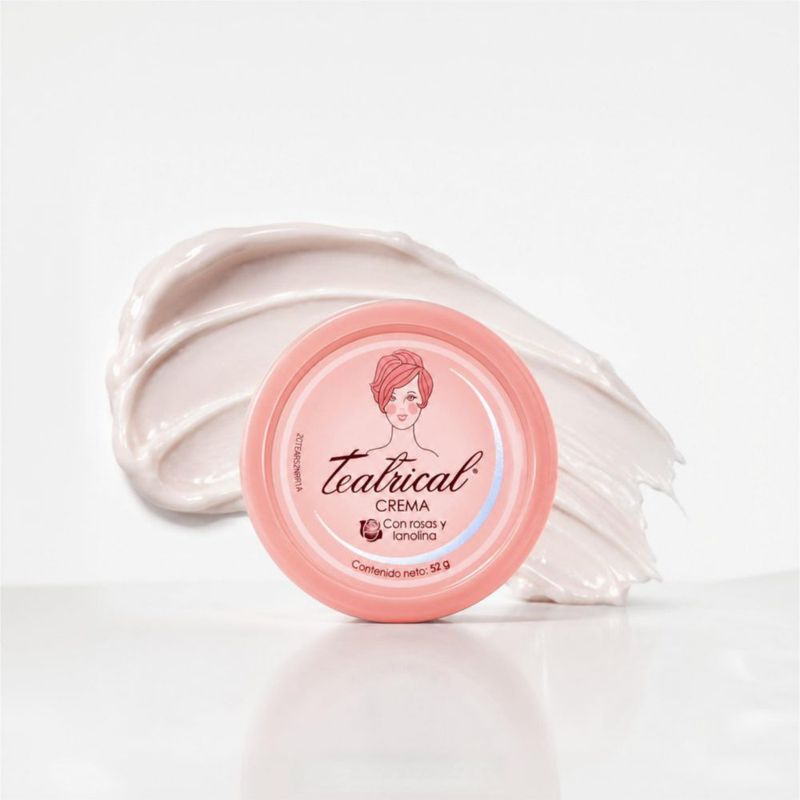 TEATRICAL Crema Facial Rosas Lanolina 52g