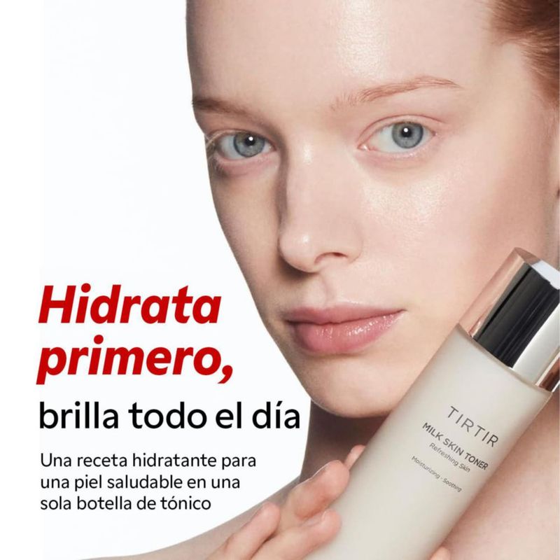 TIRTIR Milk Skin Rice Toner 150ml Hidratante y Calmante