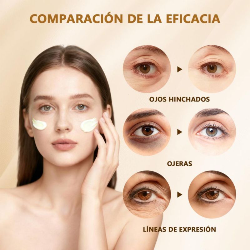 WEUD Contorno de Ojos Retinal Péptidos Probióticos Crema Hidratante