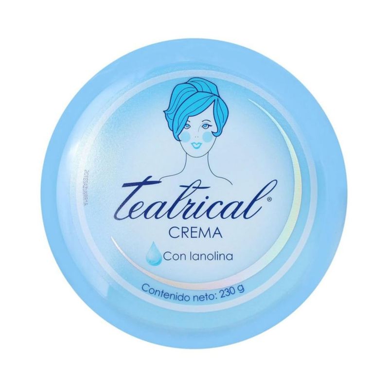TEATRICAL Crema Facial 230g Humectante Lanolina