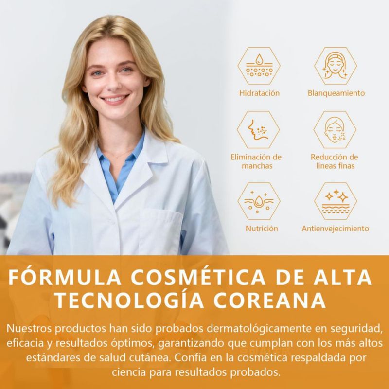 WEUD Kit Facial Coreano 3 en 1 Hidratante Niacinamida Serum Centella