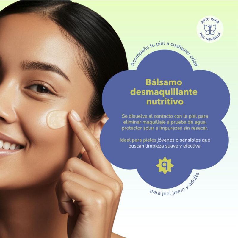 Bálsamo Desmaquillante QUIIN 50g Piel Suave y Limpia