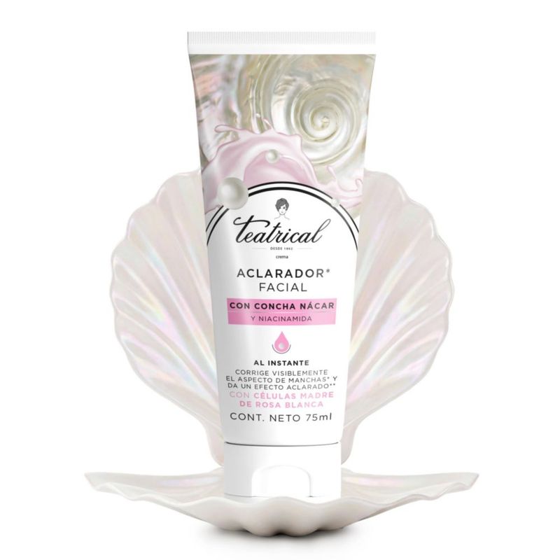 TEATRICAL Crema Aclarado Facial 75ml Con Niacinamida