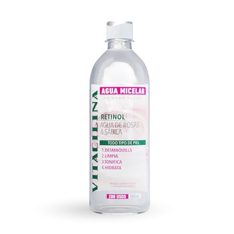 Vitacilina Agua Micelar 500 ml Rosa