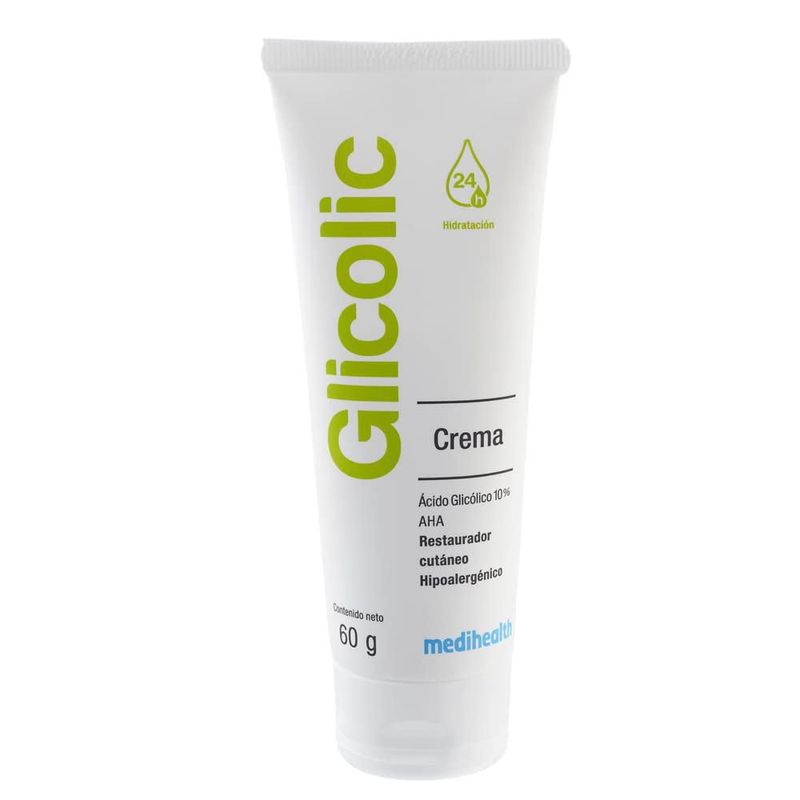 Glicolic Crema Hidratante Facial 60g Medihealth