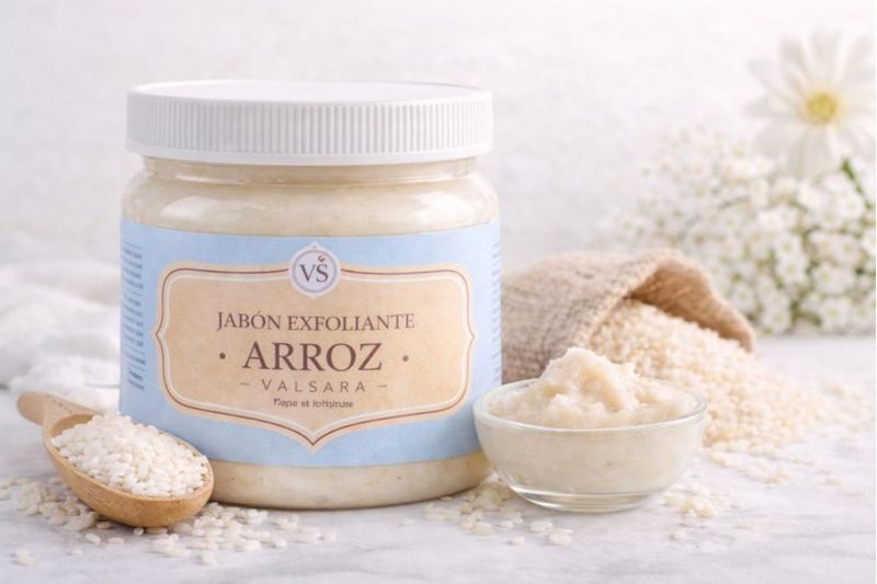 Jabon De Arroz Exfoliante Y Aclarante 1 Kg VS Natura