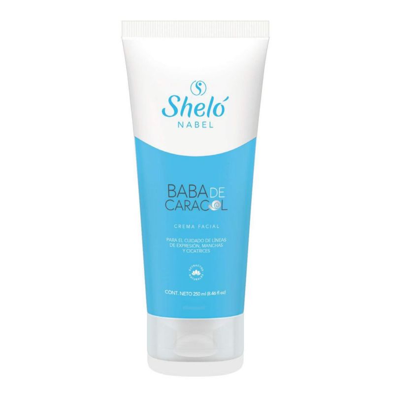 Crema Baba de Caracol Facial Sheló NABEL 250ml Antiarrugas Cicatrices