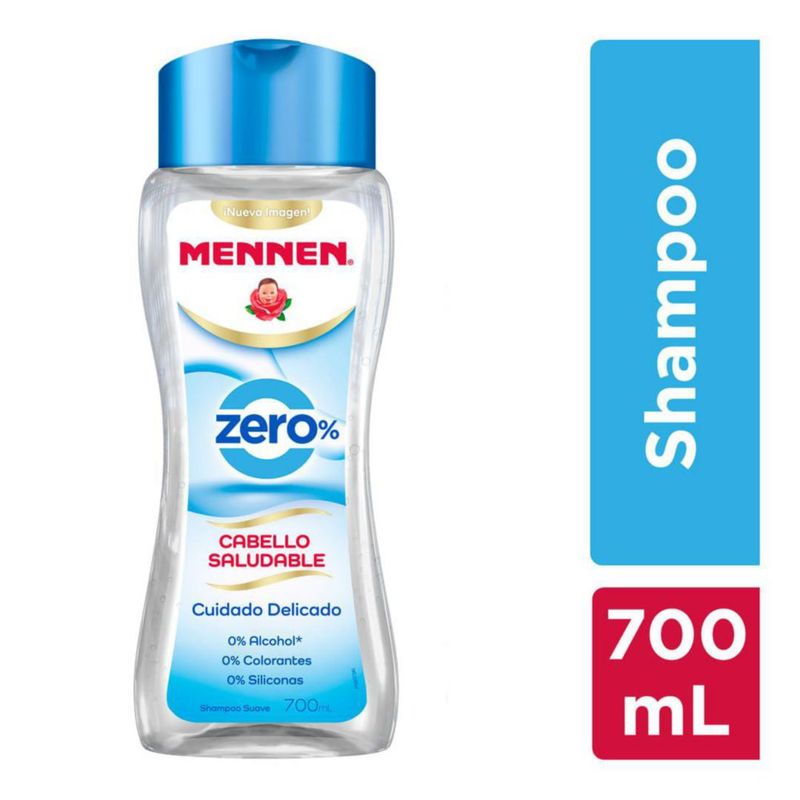 Mennen Shampoo Cabello Saludable Zero Ideal para Toda la Familia 700