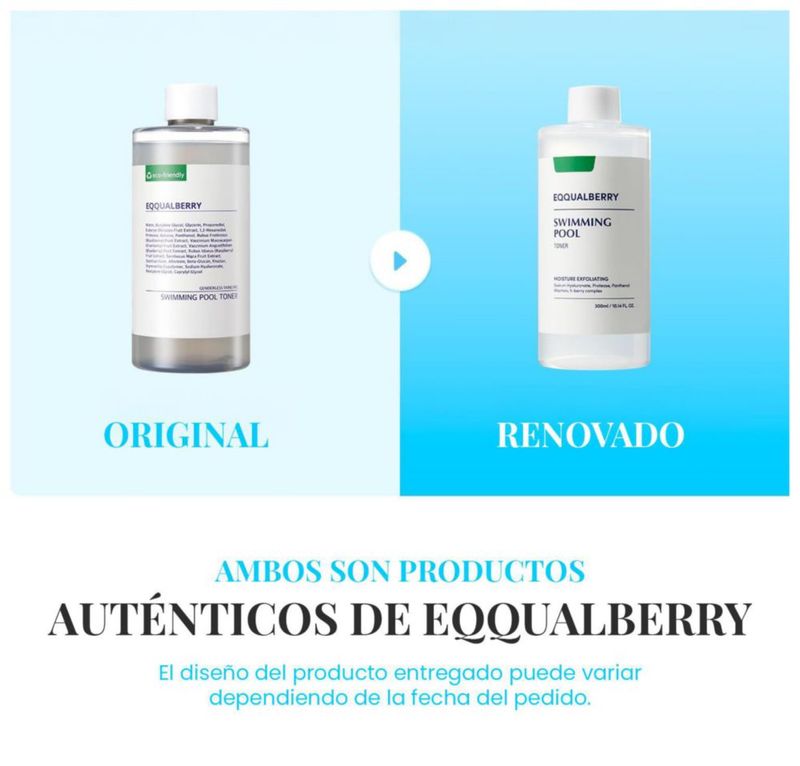 EQQUALBERRY Tónico Exfoliante Facial 300 ml