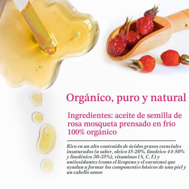 Aceite de Rosa Mosqueta MMPANG 100 Natural 30ml