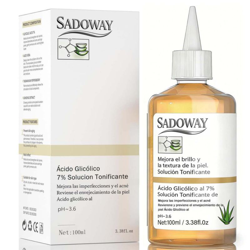 Ácido Glicólico 7 Toning Solución 100ml Sadoway Exfoliante