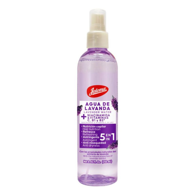Agua de Lavanda Jaloma 250ml Tónico Facial Relajante y Refrescante