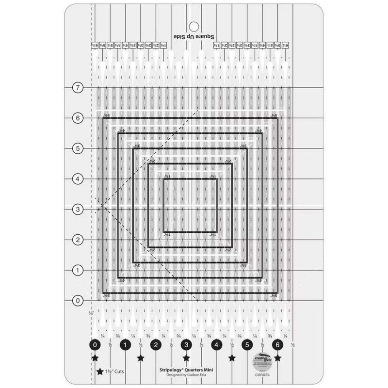 Regla Creative Grids 22 x 32 cm Stripology Mini