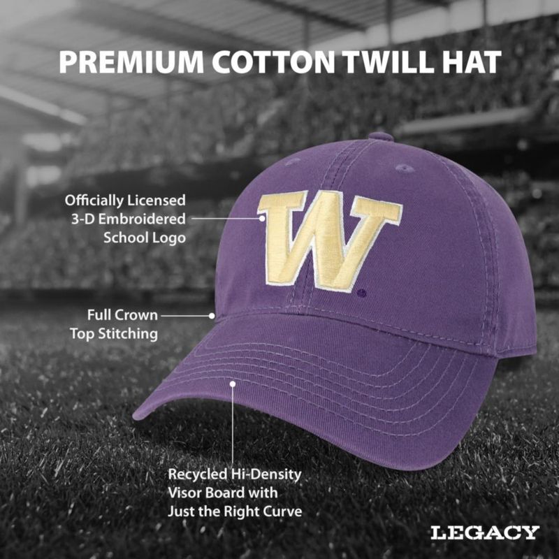 Gorra Legacy Washington Huskies color del equipo