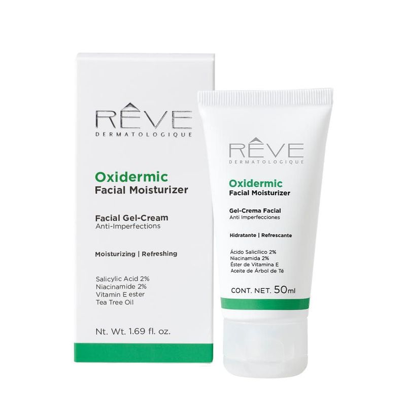 Oxidermic Facial Moisturizer 50ml Reveal Dermatologique Gel Anti