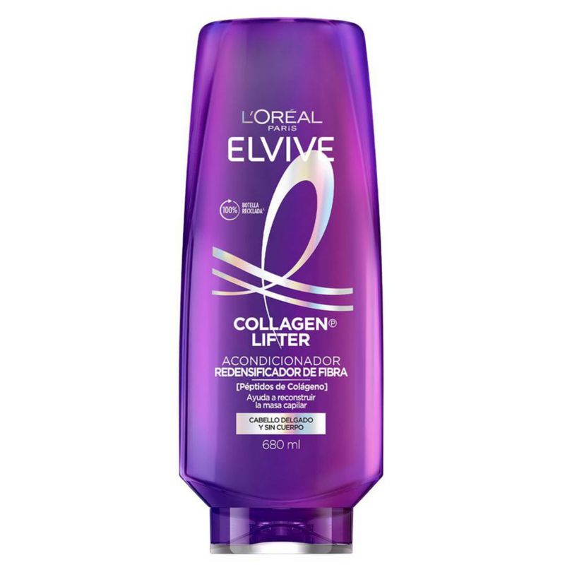 Elvive Collagen Lifter Acondicionador Redensificador de Fibra 680 ml