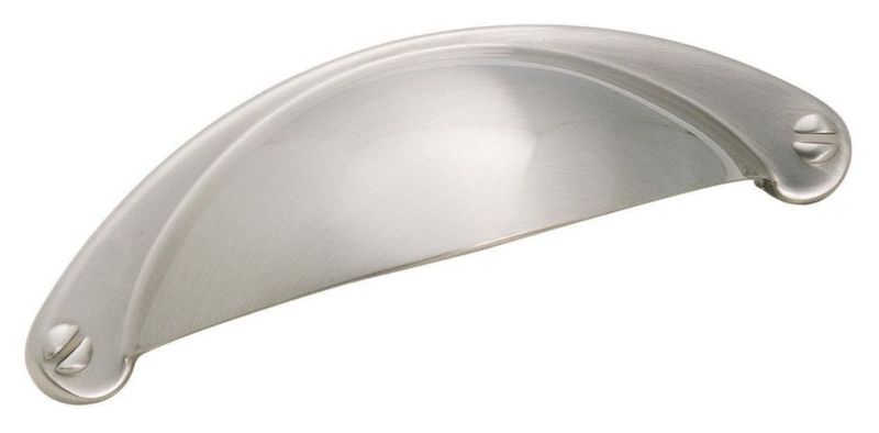 Tirador de taza Amerock 6 cm níquel satinado 64 cm