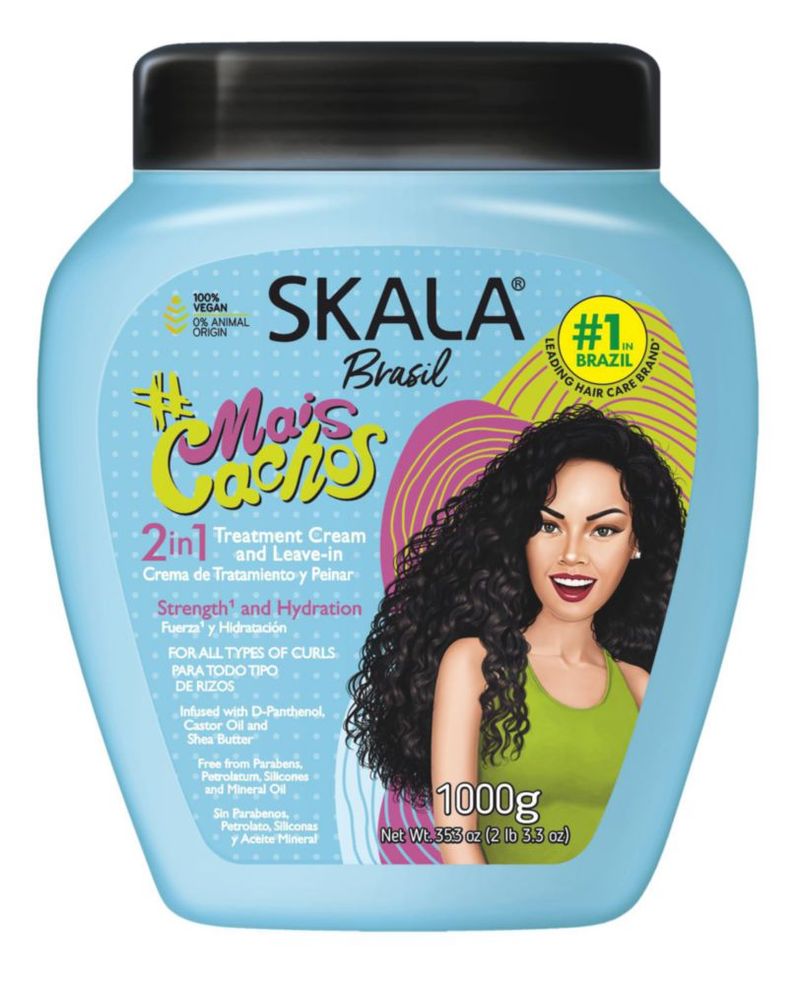 Crema para Peinar Rizos Skala 1kg Hidratante Nutritivo Orgánico