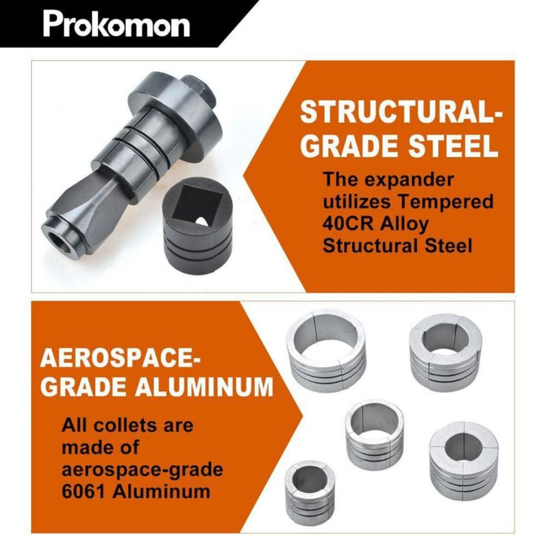 Kit Prokomon Estirador de Tubos 1-5/8" a 4-1/4"