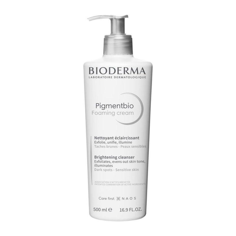 Bioderma Pigmentbio Foaming Cream 500ML Exfoliante Sin Fragancia