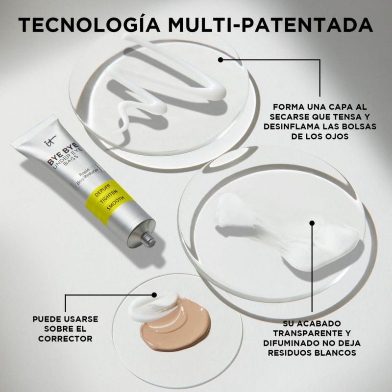 It Cosmetics Bye Bye Under Eye Bags Tratamiento Contorno Ojos Sin