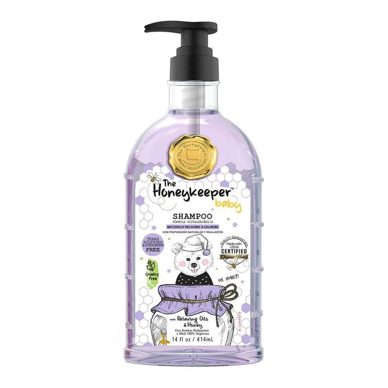 Shampoo Kids Relaxing Oils and Honey 414 ML The Honeykeeper