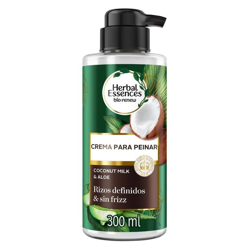 Herbal Essences Crema para Peinar Bio Renew Leche de Coco y Aloe 300