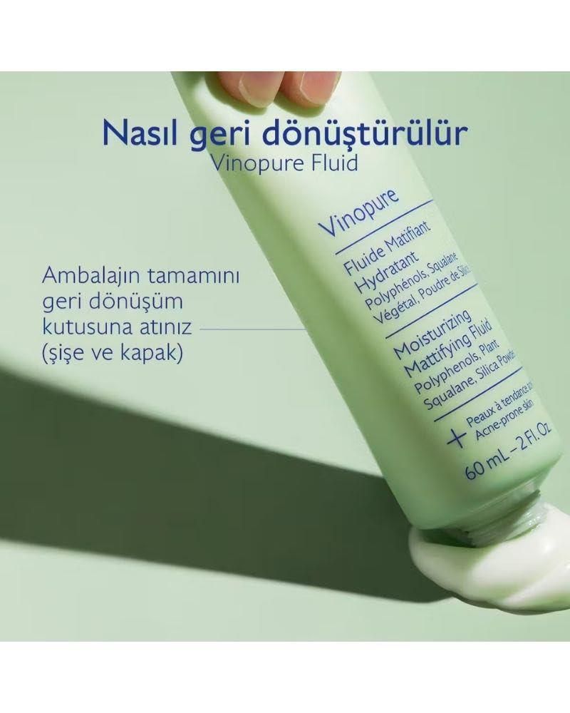 Caudalie Vinopure Fluido Matificante Hidratante 60 mL