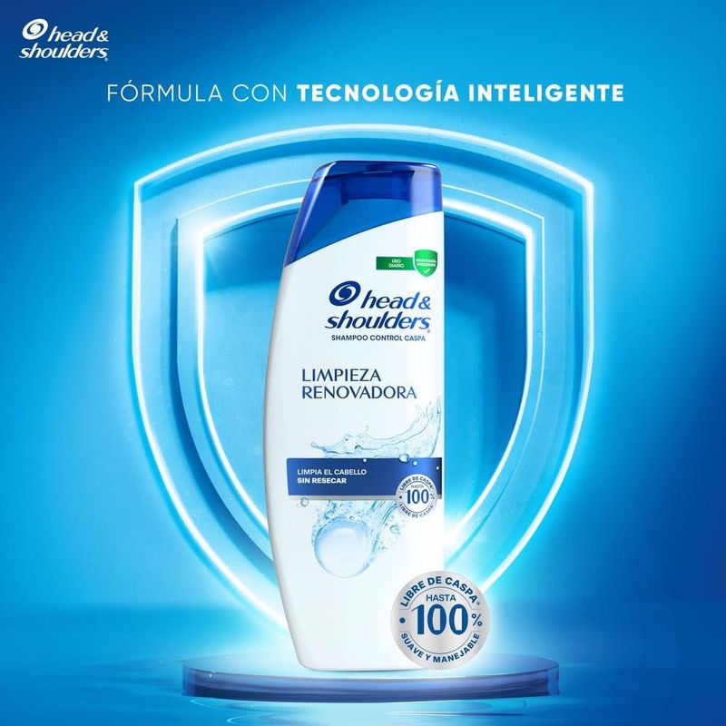 Head Shoulders Limpieza Renovadora Shampoo Control Caspa 650 ml 180