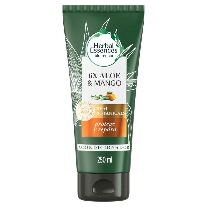 Acondicionador Herbal Essences Bio Renew 6X Aloe Mango Protege y