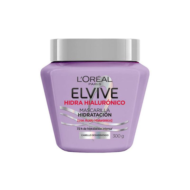 L Oréal Paris Mascarilla Hidra Hialurónico Elvive 300 ml