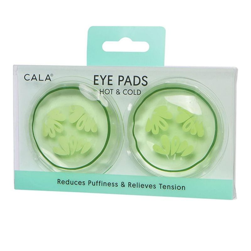 CALA Parches Almohadillas para los ojos caliente y frío 1 par pepino