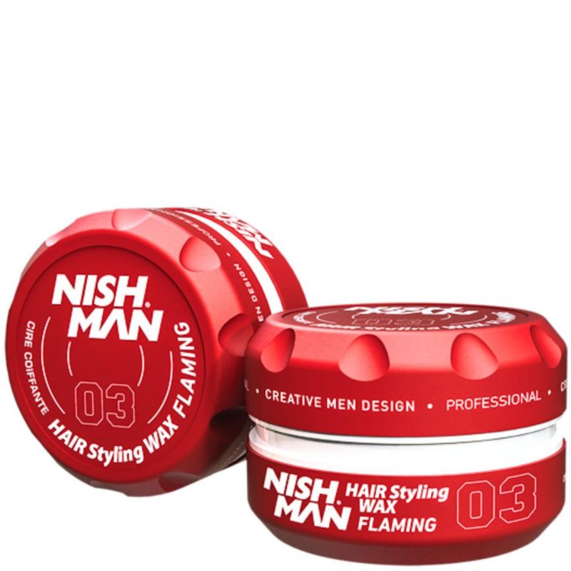 Nishman Serie Hair Styling 03 Flaming AQUA WAX 150 ml Cera para Peinar