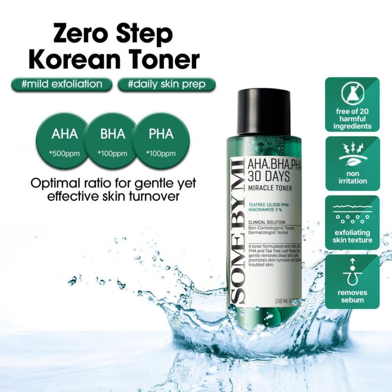 Some By Mi Tónico AHA BHA PHA 150ml 30 Días Miracle Toner