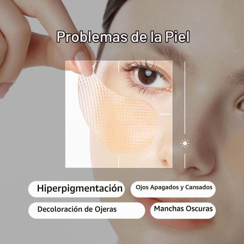 Parches para Ojos Abib Glutathione Kojic Acid 60 Unidades