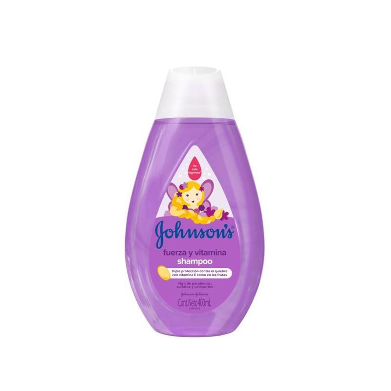 Johnson s Shampo Fuerza Y Vitamina 400 Ml Arandano